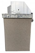 Kokomo Fiji 4' BBQ Island with 4 Burner Built-In BBQ Grill - Image 3