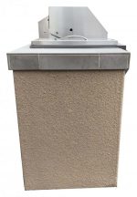 Kokomo Antigua 6' BBQ Island Built In BBQ Grill Side Burner and Bar on one Side - Image 6