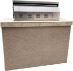 Kokomo St. Martin 4' Charcoal Built In BBQ Island - Image 2