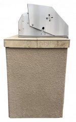 Kokomo St. Martin 4' Charcoal Built In BBQ Island - Image 3