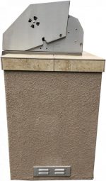 Kokomo St. Martin 4' Charcoal Built In BBQ Island - Image 5