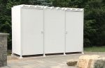 Avcon Enclosures C1 46" - Four Sided Tripple Enclosure 80" White Walls - Image 5