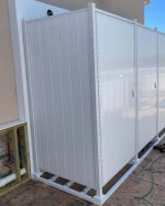 Avcon Enclosures C2 46" - Four Sided Tripple Enclosure 80" White Walls - Image 2