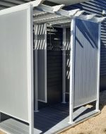 Avcon Enclosures D2 46" X 46" - Three Sided Double Enclosure 80" Walls - Image 4