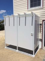 Avcon Enclosures D2 46" X 46" - Three Sided Double Enclosure 80" Walls - Image 11