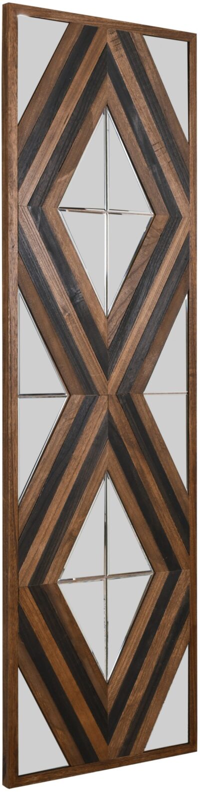 Contemporary Aspen Double Diamond Multi Tone 72 Inch Mirror - Image 2