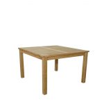 Anderson Teak 47" Windsor Square Small Slat Dining Table - Image 3