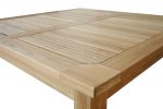Anderson Teak 47" Windsor Square Small Slat Dining Table - Image 4