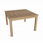 Anderson Teak 47" Windsor Square Small Slat Dining Table