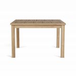 Anderson Teak 47" Windsor Square Small Slat Dining Table - Image 2