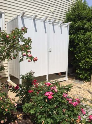 Avcon Enclosures D2 46" X 46" - Three Sided Double Enclosure 80" Walls