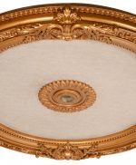 36in Gold Beige Medallion - Image 3