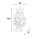 Red and White Nutcracker with LED lights - Image 4